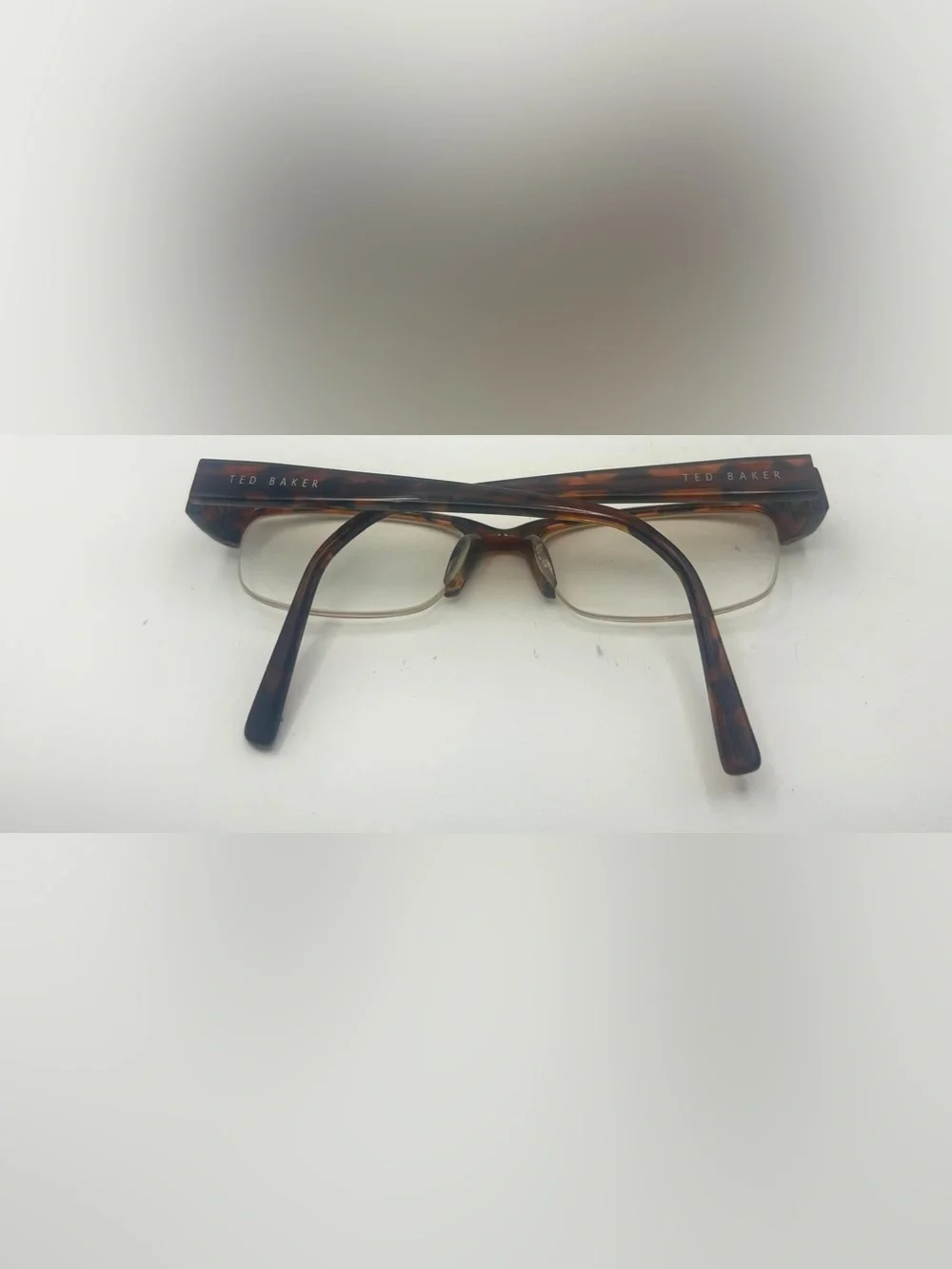 Ted Baker B805 Tortoise Oval Half-Rim Sunglasses Frames Only